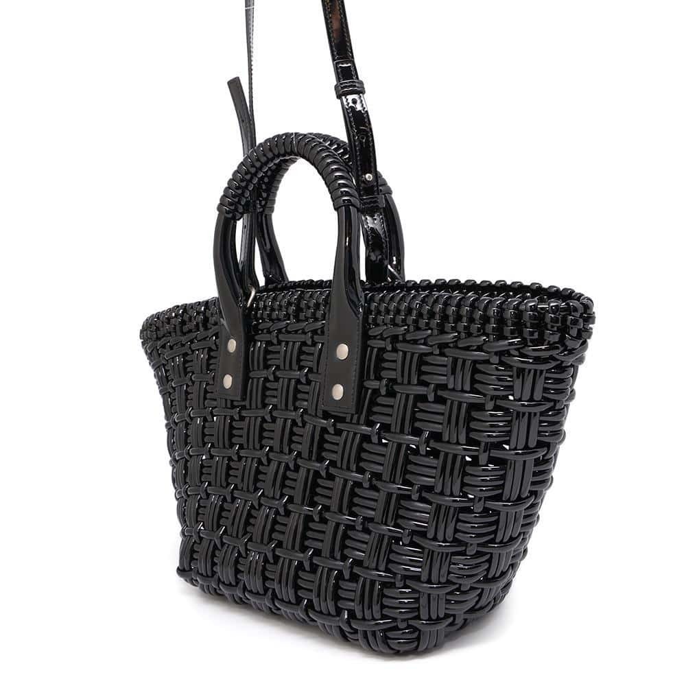 Balenciaga Bistro XS Handbag Shoulder Basket Black BGA - Picture 2 of 12